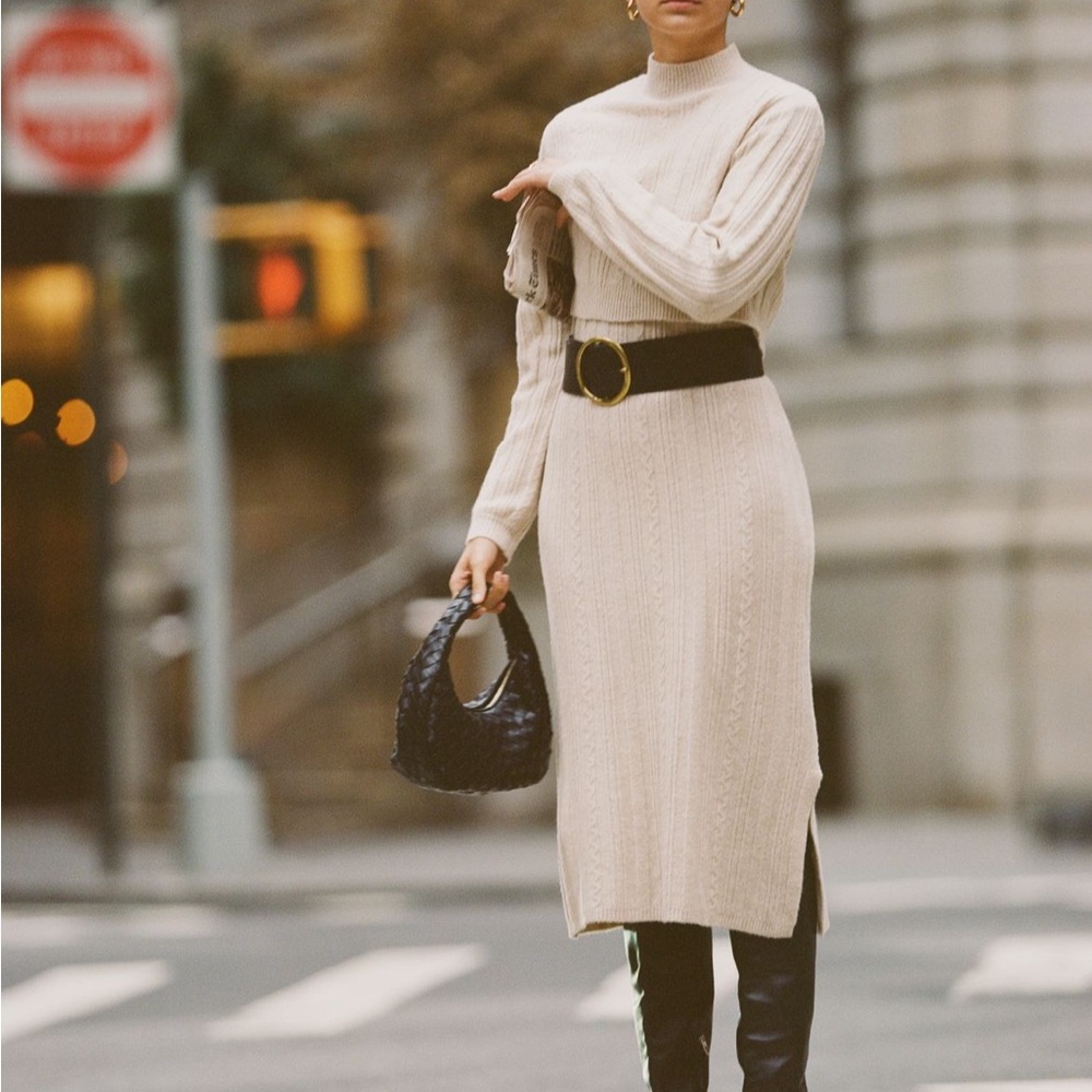 Anthropologie Current Air Layered Sweater Dress - Picture 1 of 5